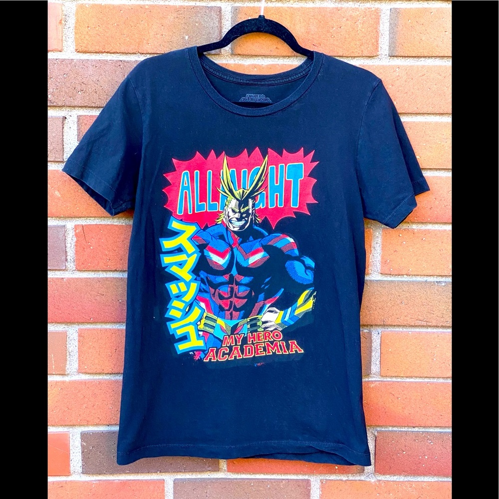 My Hero Academia All Might Hero Tee Shirt size Medium Short Sleeve Pre-Owned